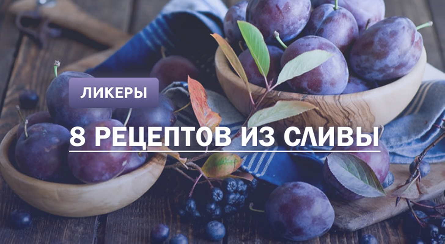 Ликер из сливы: 8 рецептов в домашних условиях