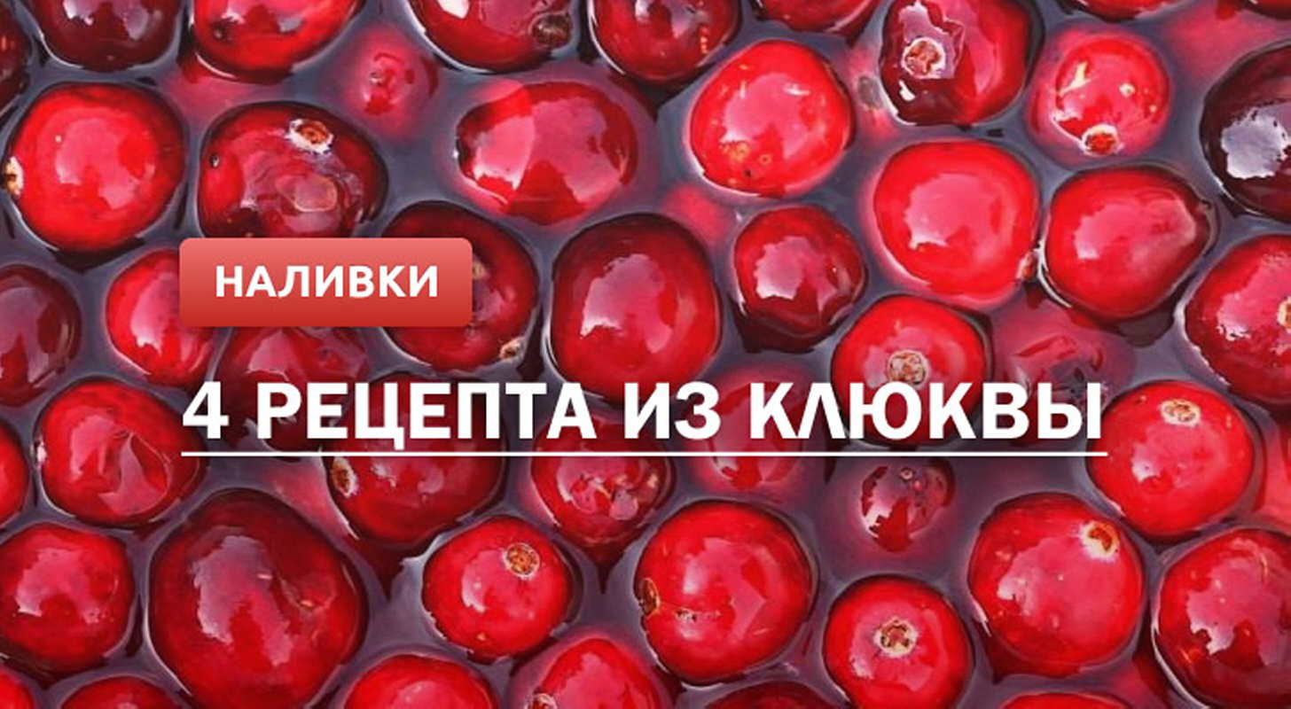 Наливка из клюквы: 4 рецепта в домашних условиях