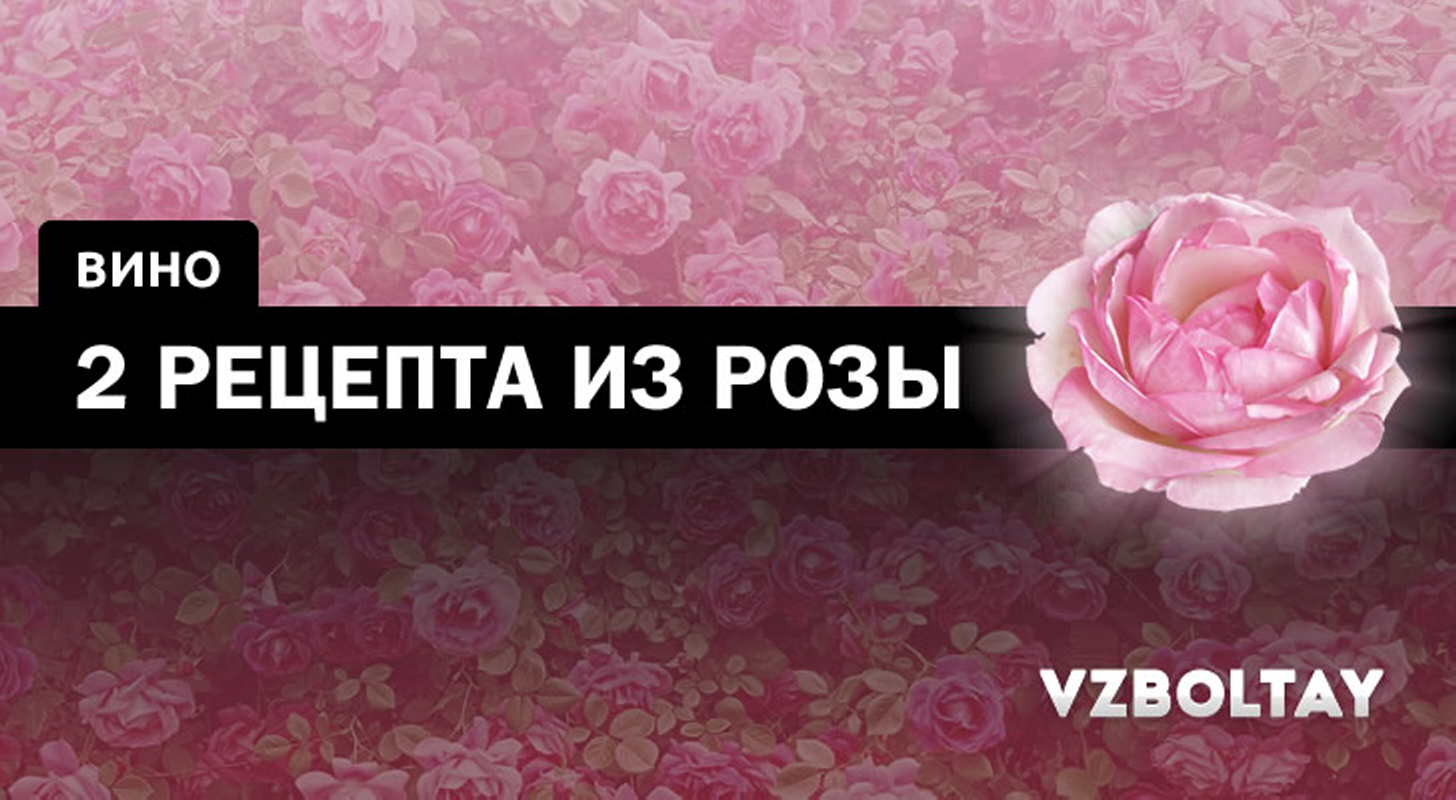 Вино из розы: 2 рецепта в домашних условиях