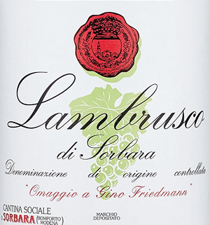 Lambrusco di Sorbara DOC