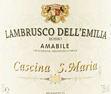 Lambrusco dell'Emilia Rosso Amabile