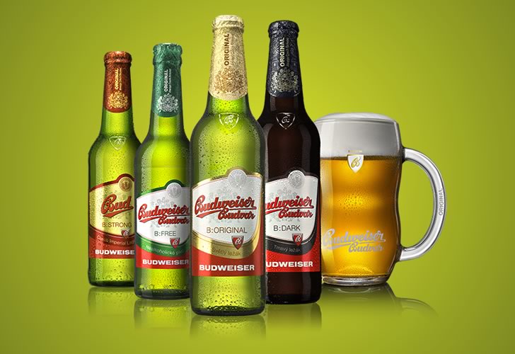 Typer av Budweiser-öl