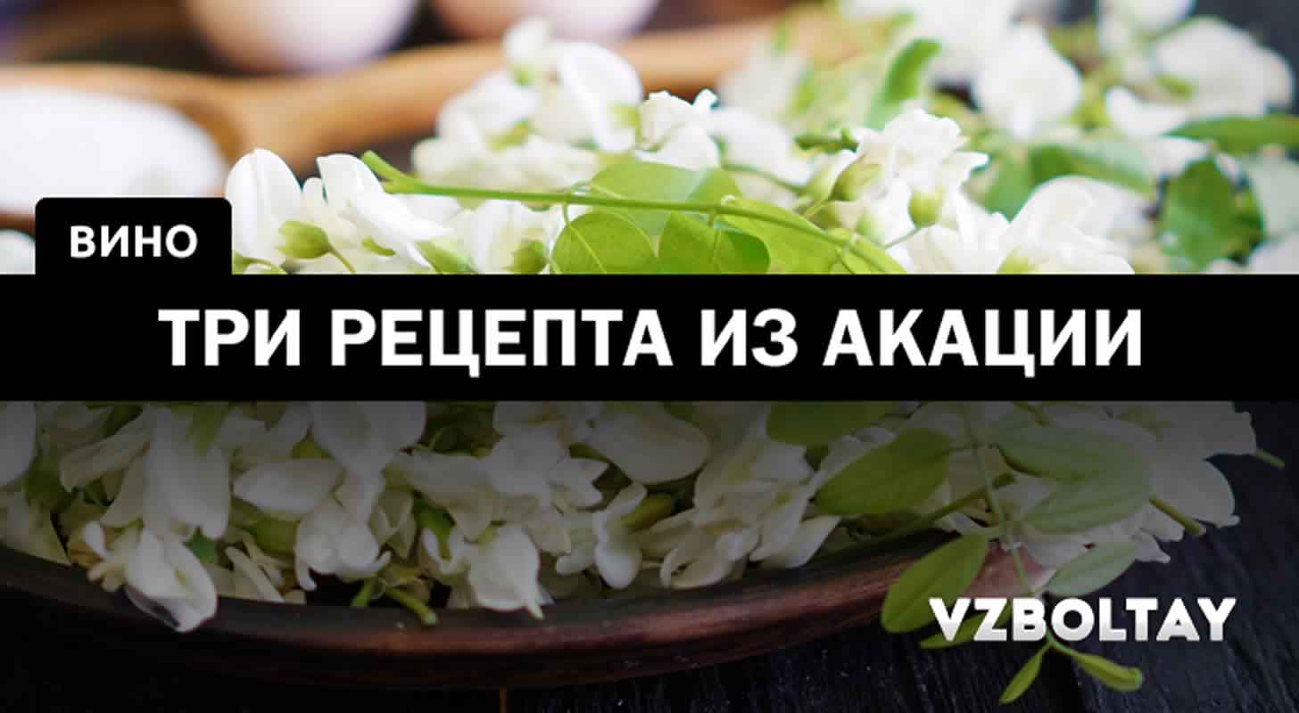 Вино из акации: 3 рецепта в домашних условиях