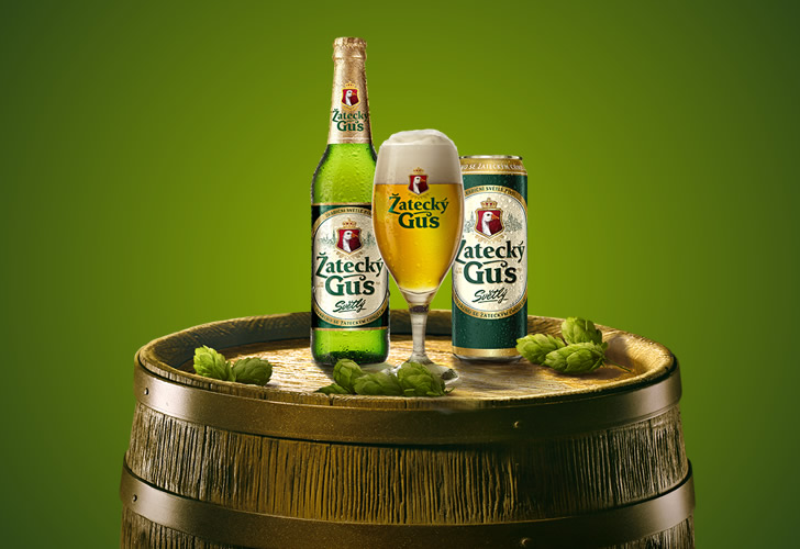 Svetlo pivo Zhatecky Gusak