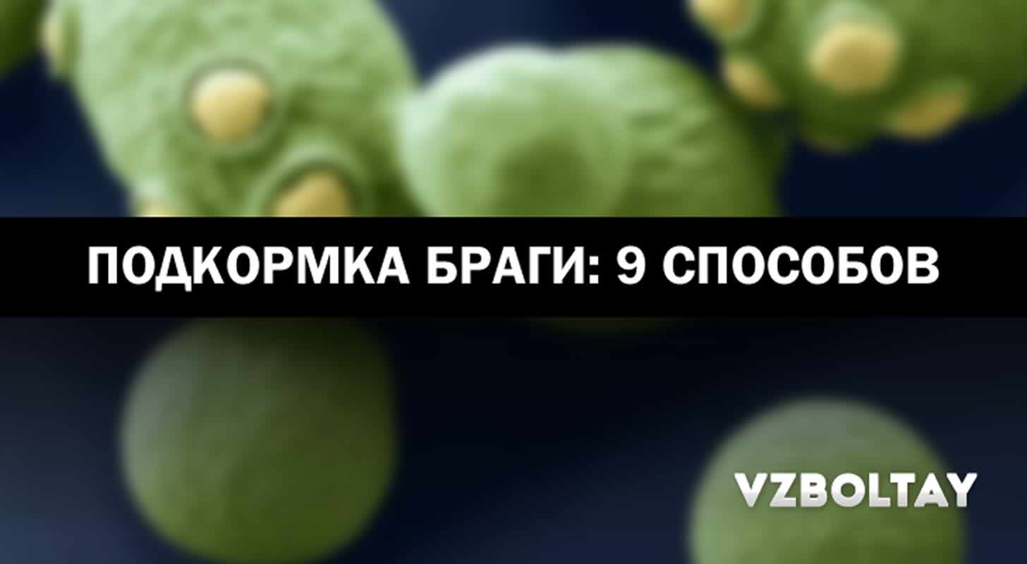 Подкормка браги для самогона: 9 способов в домашних условиях