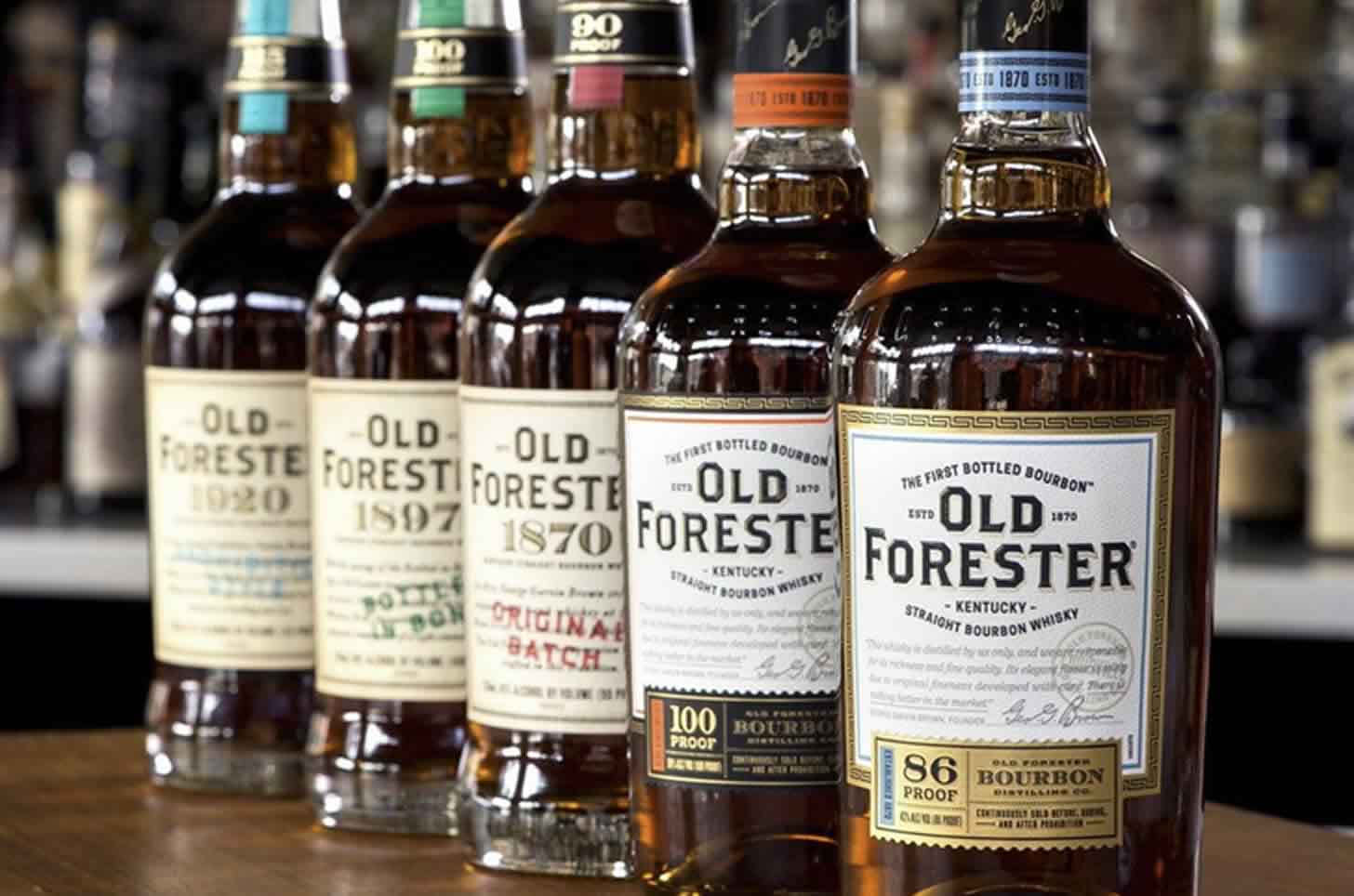 Бърбън Old Forester: история, преглед на вкуса и видове