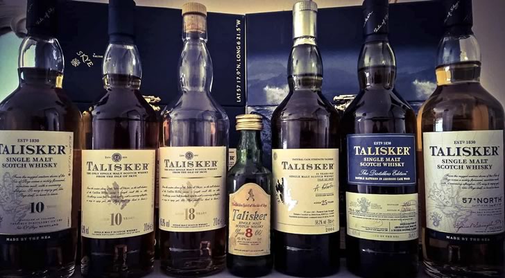 Typer och smaker av Talisker