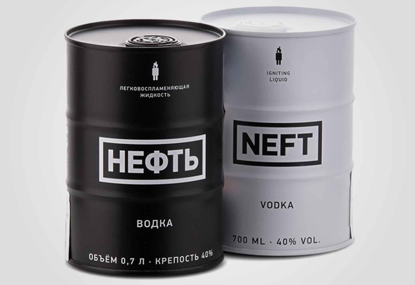 Водка Нефть: история, в чем фишка, интересные факты
