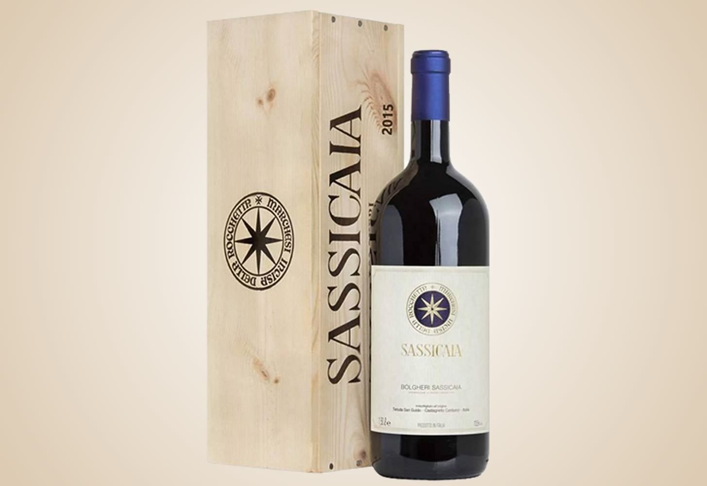 Vino Sassicaia (Tenuta San Guido): o proizvajalcu, zgodovini in značilnostih