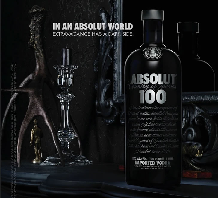 Absolut 100 Black